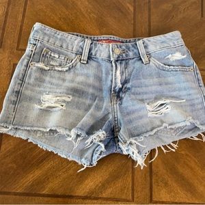 Lucky Brand cut off denim shorts